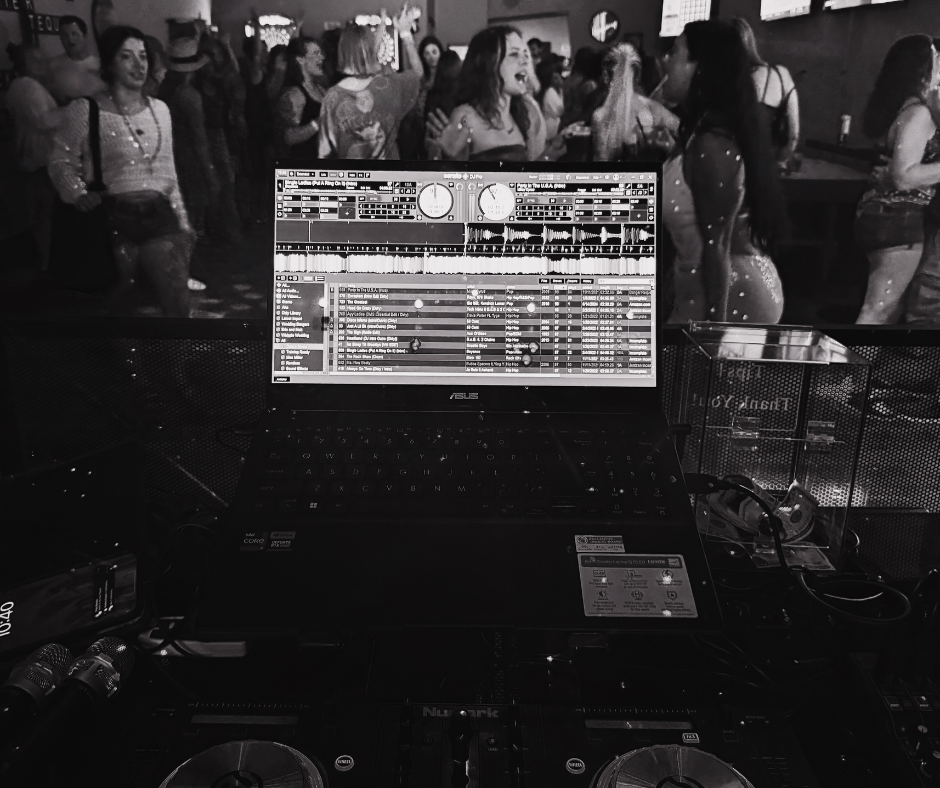 dance floor b&w